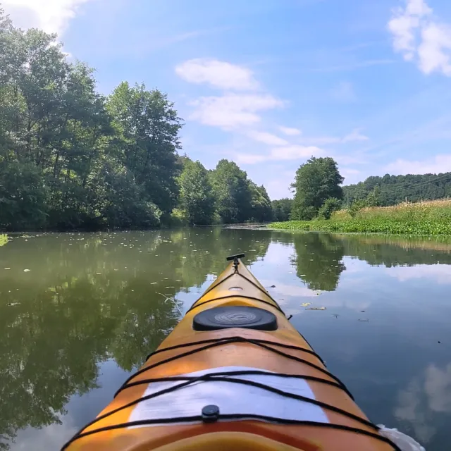 Photo of a rented kajak I took on a 3 day trip down a river close to Regensburg.